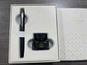 派克（PARKER）鋼筆生日禮物送禮威雅XL墨水筆禮盒裝簽名筆金屬商務(wù)公 0.5mm 標(biāo) 經(jīng)典黑金夾-白色墨水禮盒 曬單實拍圖