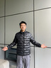 高梵黑金鵝絨服小黑金5.0小金磚輕薄短款2025年新款男士羽絨服 亮面 XL 曬單實(shí)拍圖