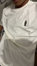 Teenie Weenie小熊男裝簡(jiǎn)約夏季t恤情侶休閑圓領(lǐng)涼感白色短袖 升級款-象牙白 M 170 曬單實(shí)拍圖