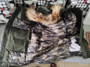 君羽戶外羽絨服男中長款男士800蓬工裝服派克服加厚防水鵝絨服D52071 橄欖色—男女款 M 推薦女120-135斤/男135-150斤 曬單實(shí)拍圖