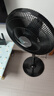美的（Midea）電風(fēng)扇 家用風(fēng)扇 落地扇 7葉遠(yuǎn)距強(qiáng)風(fēng)電扇 立式輕音節(jié)能可定時(shí)降溫 黑色機(jī)械款 【風(fēng)速309m/min】超級(jí)單品 曬單實(shí)拍圖