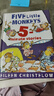 Five Little Monkeys 五只小猴子 新版8個(gè)故事精裝繪本 英文原版 廖彩杏書單 jumping on the bed sitting in a tree 綠山墻 曬單實(shí)拍圖
