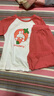 紅豆兒童睡衣純棉短袖短褲家居服套裝男女童寶寶空調(diào)服J3330 120 曬單實(shí)拍圖