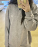 adidas情侶款休閑加絨圓領(lǐng)長(cháng)袖衛衣套頭衫男女阿迪達斯官方輕運動(dòng) 中麻灰 XL 曬單實(shí)拍圖