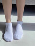 TUTORGOOSE時(shí)尚百搭襪輕奢男女通用毛巾底襪男短襪防臭吸汗純棉抗菌春船襪 【毛巾底吸汗抗菌】4雙裝-4白色 男士均碼 曬單實(shí)拍圖