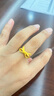 中銀鑫行黃金戒指女足金999蝴蝶結戒指3D硬金戒子俏皮結婚送女友 12#蝴蝶結戒指(克重多退少補) 約1.1g 曬單實拍圖