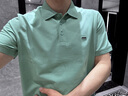 霞湖世家【龍麟紋POLO衫】涼感夏季7A抑菌防螨透氣休閑男士翻領(lǐng)T恤 曬單實(shí)拍圖