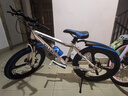 恒樂(lè)優(yōu)愛(ài)樂(lè)思自行車(chē)兒童10-15歲山地車(chē)男孩女孩中大童青少年單車(chē)學(xué)生車(chē) 白藍(lán)21變速一體輪減震碟剎+禮包 22寸適合140-160cm 曬單實(shí)拍圖