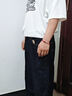 Levi's李維斯25年秋冬新款男士美式復(fù)古休閑565寬松直筒牛仔褲 墨黑 34 (32) 曬單實(shí)拍圖