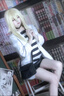 梵科賽動(dòng)漫殺戮天使瑞吉兒同款cos服瑞吉爾加德納瑞依cosplay假發(fā)套裝 5件套送頸飾+徽章） XS碼 曬單實(shí)拍圖