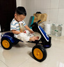 AULDEY兒童電動(dòng)四輪卡丁車(chē)1-8歲平衡車(chē)四輪小孩禮物可坐帶遙控免安裝 天空藍(lán)雙驅(qū)超大電瓶藍(lán)牙音樂(lè)遙控 曬單實(shí)拍圖
