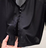 皮爾卡丹（pierre cardin）夏季配吊帶裙的小外搭披肩短款網(wǎng)紗冰絲開(kāi)衫簡(jiǎn)約百搭防曬罩衫坎肩 灰色[中袖開(kāi)衫] M [建議80-100斤] 曬單實(shí)拍圖