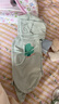 貝瑞加（Babyprints）新生兒包屁衣2件裝寶寶連體衣純棉A類嬰兒長袖爬服柔軟 綠59 曬單實(shí)拍圖