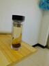 京東京造 茶杯 雙層玻璃水杯男士泡茶水分離隔熱杯子500ml 曬單實拍圖