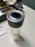 蘇泊爾玻璃杯純鈦抗菌泡茶杯一鍵開蓋商務(wù)雙層茶水分離杯男士車載水杯 曬單實(shí)拍圖