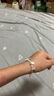 足銀999黃財神盤纏手鏈女純銀小胖福葫蘆招財ins風銀飾送女友禮品 黃財神盤纏手鏈 約16克 曬單實拍圖