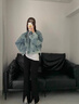 愛麥依休閑褲女黑色微喇叭褲女夏季時(shí)尚開叉修身顯瘦休閑小個(gè)子 黑色長(zhǎng)褲  微喇叭開叉 M 建議95-105斤 曬單實(shí)拍圖