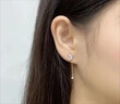 中國黃金 S925銀蝴蝶流蘇耳釘女款高級輕奢耳環(huán)生日七夕節(jié)禮物送女友 【經(jīng)典品牌禮盒】*八倉發(fā)貨*當(dāng)/次日達(dá) 曬單實拍圖