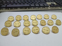 彌戀925銀diy定制名字母胸針胸牌LOGO企業(yè)徽章畢業(yè)紀(jì)念幣年會(huì)西裝領(lǐng)針 浮雕【玫瑰金色/金色】備注顏色 曬單實(shí)拍圖