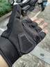 佳烜硬殼鋼殼半指手套戶(hù)外無(wú)指防身戰術(shù)手套格斗防護騎行摩托半截手套 升級不銹鋼殼半指淺綠色 曬單實(shí)拍圖