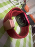 適用蘋果S10手表帶磁吸扣柔軟彈力尼龍編織applewatchS9簡(jiǎn)約表帶 牛仔七彩 適用iWatch S10 【46mm】 曬單實(shí)拍圖