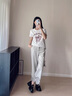卓詩尼2025新款秋季厚底樂福鞋女鞋氣質(zhì)英倫風(fēng)厚底增高小皮鞋金屬一腳蹬 黑色 37 曬單實拍圖