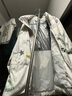 卡賓男裝 90鴨絨羽絨服2024秋冬新款涂鴉滿(mǎn)印寬松外套保暖潮流H 米白色12 XL /180/52 曬單實(shí)拍圖
