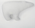 無印良品（MUJI）【涼柔系列】動物靠墊 抱枕 靠枕 涼感 床上腰枕 北極熊 灰色 曬單實(shí)拍圖