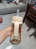 Grosmimi韓國進口格羅咪咪吸管杯奶瓶嬰兒童水杯PPSU學直飲杯子6月1-3歲 經(jīng)典小熊款(分體蓋) 300ml 曬單實拍圖