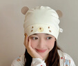 婧麒（JOYNCLEON）孕婦帽子產(chǎn)后坐月子秋冬月子帽冬季純棉產(chǎn)婦防風(fēng)帽子懷孕期女 米黃色月子帽 曬單實(shí)拍圖