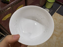 富玉陶瓷景德鎮(zhèn)中式家用盛菜湯盤8英寸釉下彩高溫白瓷餐桌大容量玲瓏 玉牡丹圓形湯盤 2個(gè) 8英寸 曬單實(shí)拍圖