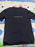 速寫(xiě)男裝春夏折扣新款T恤短袖圓領(lǐng)休閑字母印花潮 001本黑 L 曬單實(shí)拍圖