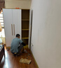 白淺衣柜臥室對開門衣柜實木組合現(xiàn)代簡易家用柜子收納兒童衣柜 120主柜 曬單實拍圖