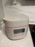 飛利浦（PHILIPS）1.8L迷你電飯煲 家用1-2-3人小型電飯鍋 多功能一體多用智能蒸飯鍋 一鍵旋風(fēng)煮 24小時智能預(yù)約 五大模式 迷你元?dú)忪?白色 1.8L 曬單實(shí)拍圖