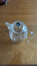 綠昌明玻璃加厚耐熱硼硅玻璃泡茶壺茶器茶道居家辦公功夫茶壺茶具小品杯 透明 秦權(quán)壺 310ml 曬單實(shí)拍圖