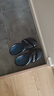 迪卡儂（DECATHLON）游泳男士運動(dòng)包腳拖鞋男時(shí)尚室外速干沙灘洞洞鞋NABD CLOG500 墨黑色藍底 40-41 曬單實(shí)拍圖