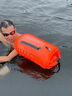 JCZS德國品牌跟屁蟲(chóng)游泳專(zhuān)用漂浮神器雙氣囊安全救生浮具戶(hù)外可儲物 旗艦款橙色-【安全雙氣囊+可觸顯手機袋+可儲物】 曬單實(shí)拍圖
