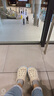 crocs卡駱馳洞洞鞋貝雅卡駱班輕便耐磨一腳蹬休閑鞋|205089 冬日白/彩色-1LI 39 (240mm) 曬單實(shí)拍圖
