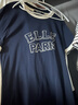 ELLE法式設計感圓領正肩T恤女2025春季新款寬松別致小眾短袖上衣 藏藍色 L 曬單實拍圖