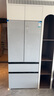 西門子（SIEMENS）504L無(wú)界平嵌法式多門雙循環(huán)冰箱機(jī)皇 超薄嵌入式零嵌 國(guó)家補(bǔ)貼四開(kāi)門 鋼化玻璃 晶耀KF89BEA63C 曬單實(shí)拍圖
