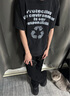 杜小閑cleanfit黑色工裝褲男款夏季美式高街直筒修身褲子大口袋微喇褲 黑色 XL [推薦120-140斤] 曬單實(shí)拍圖