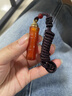 DOLP天然瑪瑙紅色竹節(jié)空心吊墜防水可打開裝朱砂香水救心丸新款掛件 曬單實拍圖