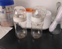 bebebus鉆光奶瓶6-10個月300ml寶寶ppsu偏心仿母乳防脹氣防嗆重力球奶瓶 曬單實拍圖