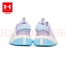 安德瑪（Under Armour）男女童防滑耐磨透氣網(wǎng)面戶(hù)外鞋兒童生活戶(hù)外鞋2521812 白/藍 37.5 曬單實(shí)拍圖