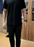 京東京造【100支高潔紗】polo衫男短袖男士t恤高端送男友禮物衣服 黑色XXL 曬單實拍圖