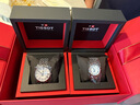 天梭（TISSOT）【七夕節(jié)禮物】手表 新款卡森臻我系列1853時尚商務(wù)石英情侶對表 月相白盤鋼帶 曬單實拍圖