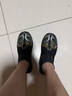 京福強老北京布鞋男繡花布鞋臉譜社會刺繡花布鞋男精神小伙男布鞋偏小碼 黑色云螭 40 曬單實拍圖