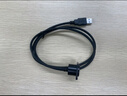 AVSSZ機械機箱面板固定USB母座數據線(xiàn)免焊雙通對接插座帶線(xiàn)工業(yè)D型模塊圓型HDMI網(wǎng)絡(luò )typec充電擴展器 圓型USB3.0母座延長(cháng)線(xiàn)/黑色 0.5M 曬單實(shí)拍圖