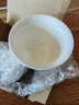 兮元記羊脂玉瓷小茶杯德化白瓷品茗杯茶盞主人杯單杯家用功夫茶具 小號仰鐘杯（6個裝）40ml 曬單實拍圖