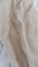 金三塔襪子女真絲桑蠶絲混紡女士純色中筒襪 淺駝 1雙 均碼 (女34~38碼) 曬單實(shí)拍圖